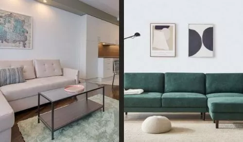 Place an L-shaped Sofa in Tight Spaces