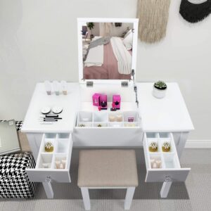vanity with large storage