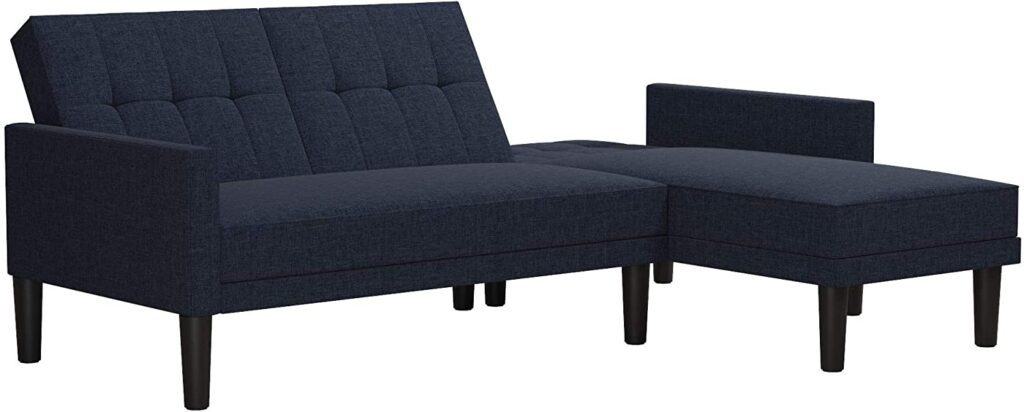 DHP Haven Small Space Sectional Futon Sofa