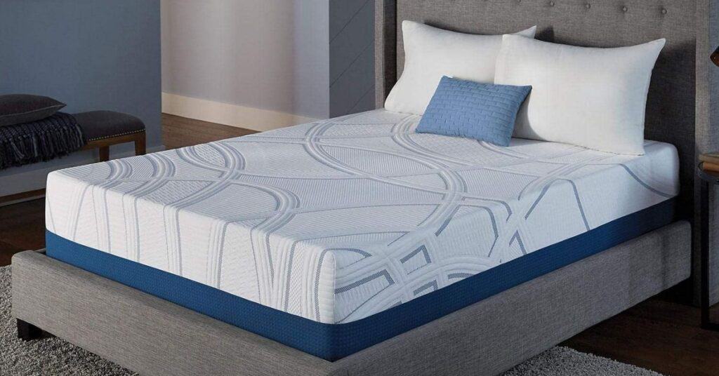 chesapeake plush memory foam mattress by serta