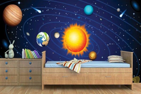 Space Theme Bedroom