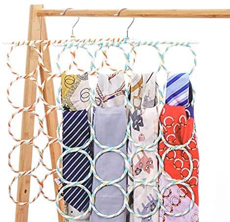 Belt, tie, and scarf organizers