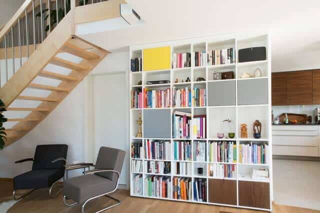 Build a staircase bookcase