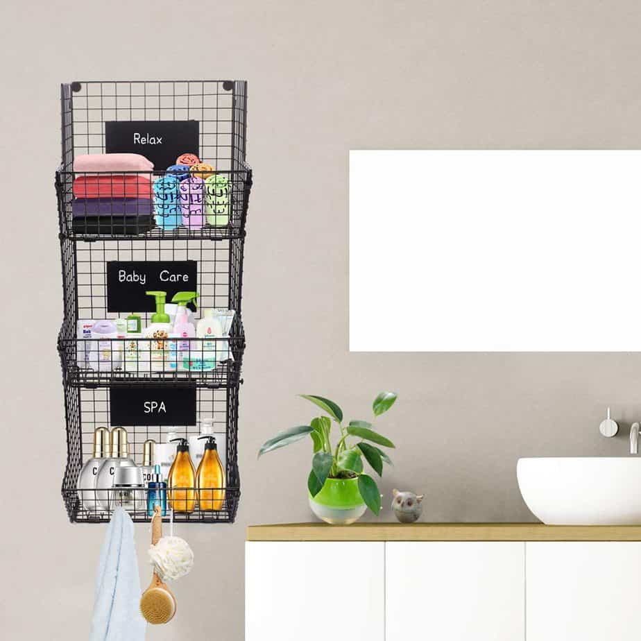 100+ Clever Storage Ideas for Small Spaces on a Budget Buy hanging fruit basket to Store things