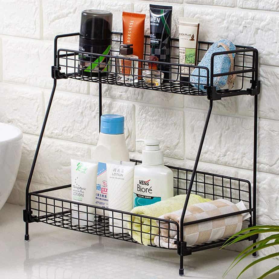 100+ Clever Storage Ideas for Small Spaces on a Budget Vintage Design Metal Plate Rack