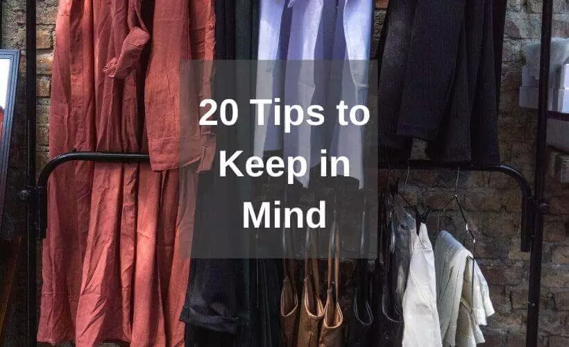 Closet organizing Tips