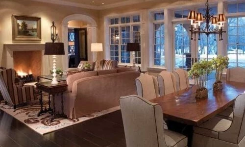  Deluxe Living Room Dining Room Combo