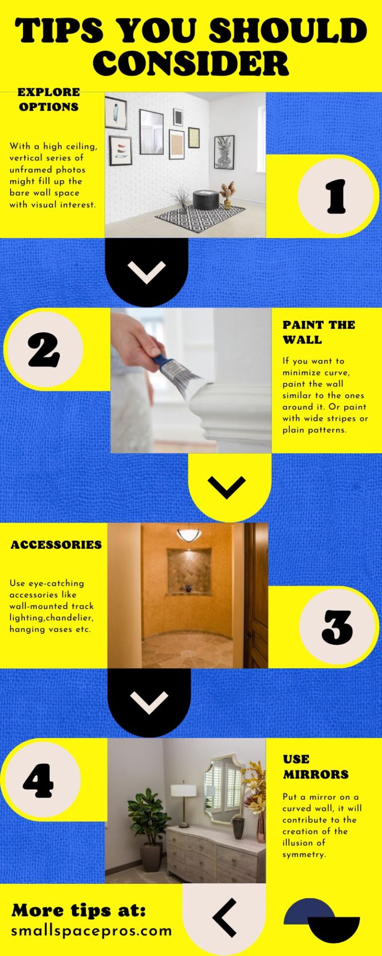 How To Decorate A Curved Wall? [Design Ideas]