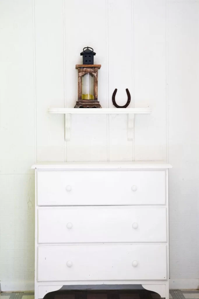 Entryway Shelf With Drawers