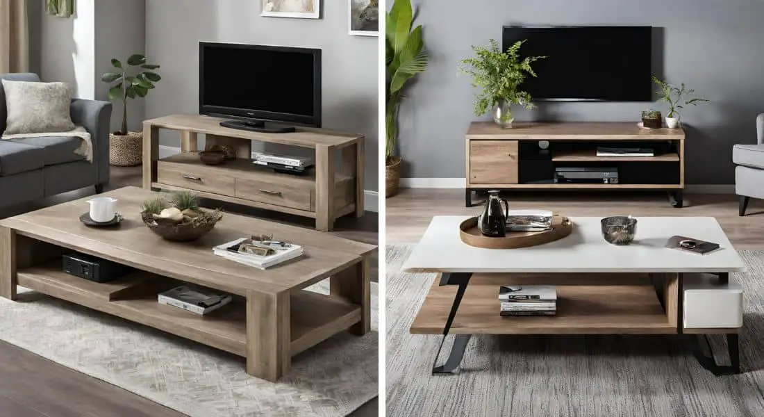 should coffee table match tv stand