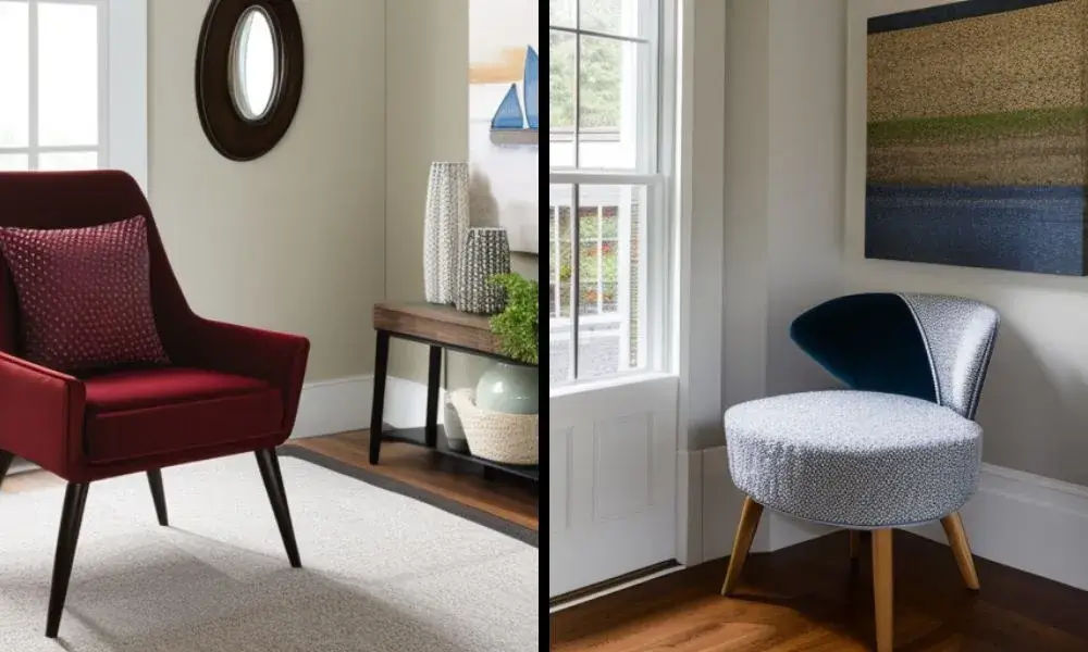 Accent Chair in Entryway Corner