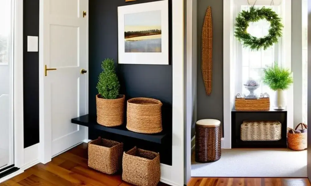 entryway small corner decor ideas