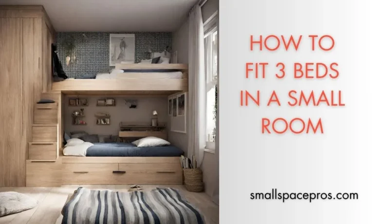 how to fit 3 beds in a small room? Easy ideas