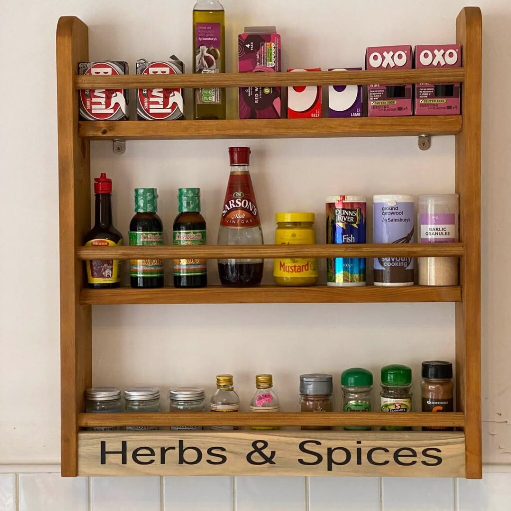 Wall-Mounted Spice Racks