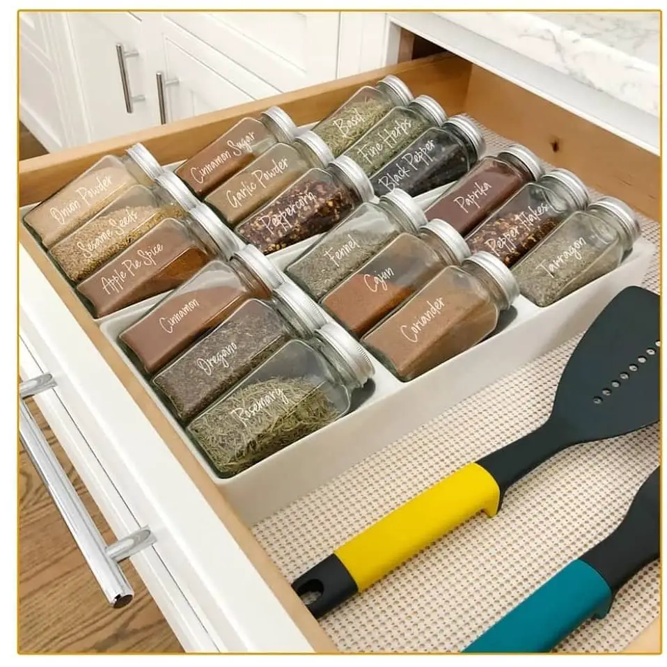 Drawer Inserts for Spice Jars