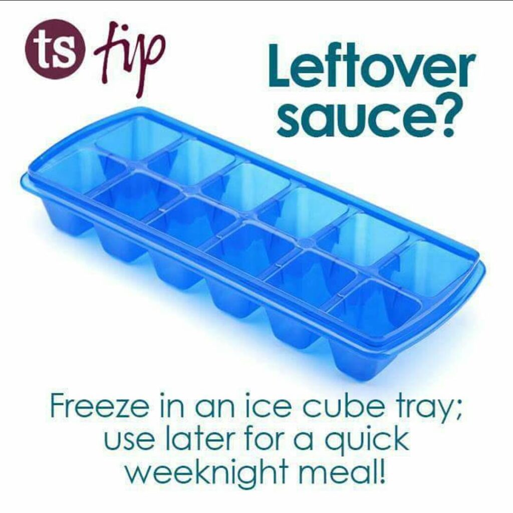 Use Ice Cube Trays for Leftover Broth and Sauces